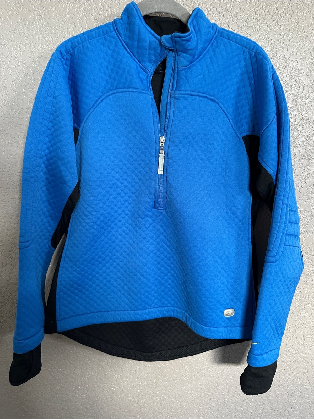 Nike Royal Blue Quarter-Zip Pullover with Black Panels